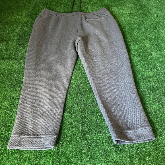 Stylus Elastic Waist Drawstring Solid Grey Sweatpants Jogger Pants Big Size XXL - Picture 8 of 11